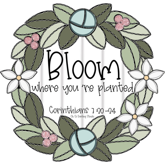 Bloom Where You’re Planted Template