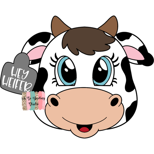 Boy Cow Template