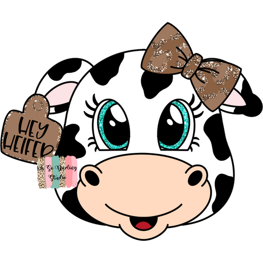 Girl Cow Template