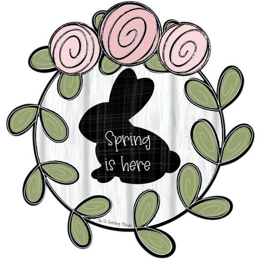 Spring is here Bunny Template